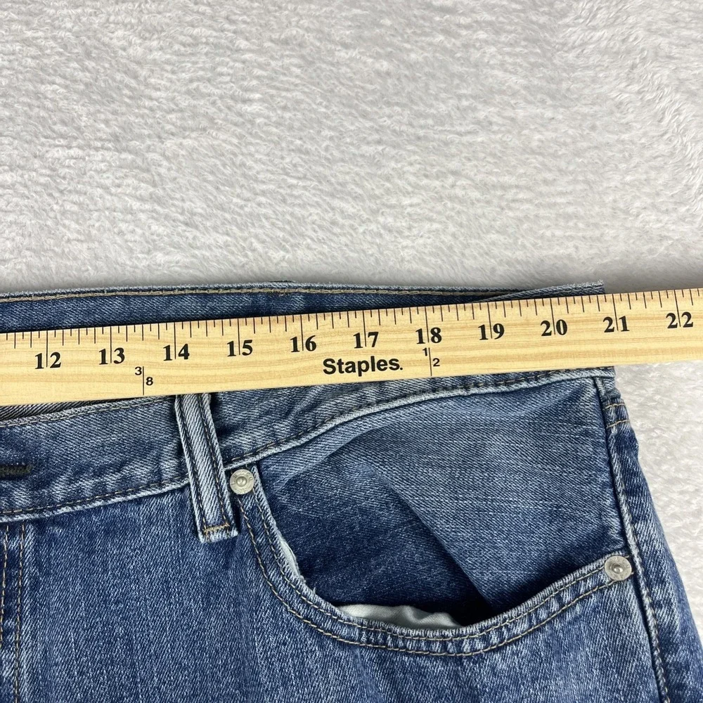 Levi's 559 Mens 42x32 Relaxed Straight Fit 5-Pocket Denim Blue Jeans